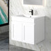 Miami 600 Matte White Wall Hung Vanity - Acqua Bathrooms