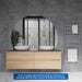 Thermo | Hamilton 1500 x 1100 D-Shaped Polished Edge Mirror - Acqua Bathrooms