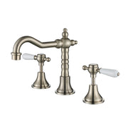 Bordeaux Traditional Brushed Nickel Basin Set - Acqua Bathrooms