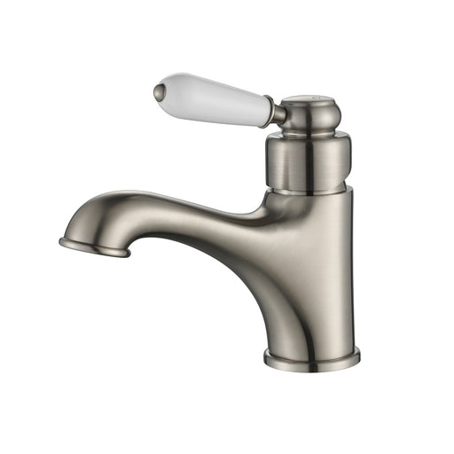 Bordeaux Traditional Brushed Nickel Basin Mixer - Acqua Bathrooms
