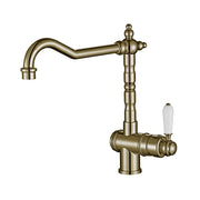 Bordeaux Traditional Brushed Bronze Kitchen Mixer - Acqua Bathrooms