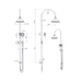 Bordeaux Traditional Multifunction Shower Rail - Acqua Bathrooms