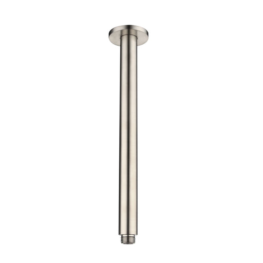 Benalla Star Round Brushed Nickel Shower Arm - Acqua Bathrooms