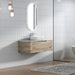 Aulic | Hamilton 1200 Curved Oak Wall Hung Vanity - Acqua Bathrooms