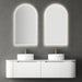 Aulic | Petra 1500 Curved Matte White Wall Hung Vanity - Acqua Bathrooms