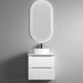 Aulic | Verona 600 Matte White Wall Hung Vanity - Acqua Bathrooms