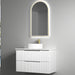 Aulic | Verona 900 Matte White Wall Hung Vanity - Acqua Bathrooms