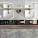 Aulic | Perla 1800 Double Matte White Wall Hung Vanity - Acqua Bathrooms