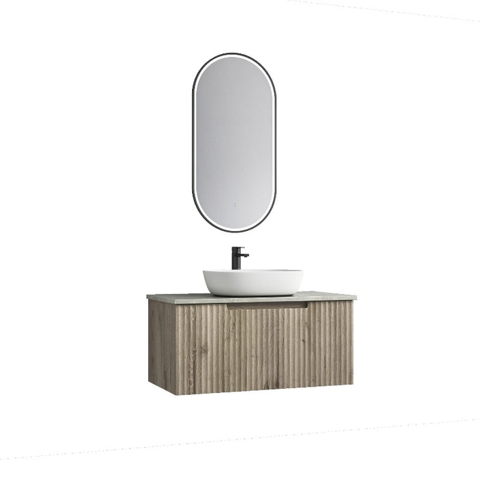 Aulic | Calder 900 Oak Wall Hung Vanity - Acqua Bathrooms