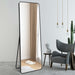 Indulge | Curva 600 x 1600mm Freestanding Matte Black Framed Mirror - Acqua Bathrooms