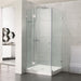 Square Frameless Corner Shower Screen - Acqua Bathrooms