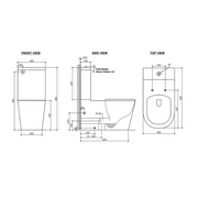 Welness Rimless Care Toilet Suite - Acqua Bathrooms