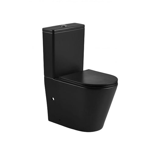 Cesena Matte Black Rimless Toilet Suite By Indulge® - Acqua Bathrooms