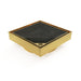 Brushed Gold Stainless Steel Tile Insert Square Floor Waste - Acqua Bathrooms