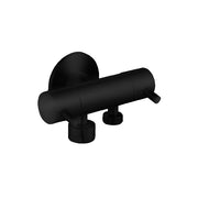 Matte Black Dual Control Mini Cistern Cock - Acqua Bathrooms