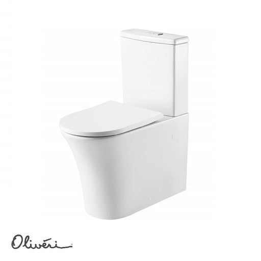 Oliveri Dublin Rimless Back To Wall Toilet Suite - Acqua Bathrooms