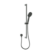 Cesena Gun Metal Round Shower Rail - Acqua Bathrooms