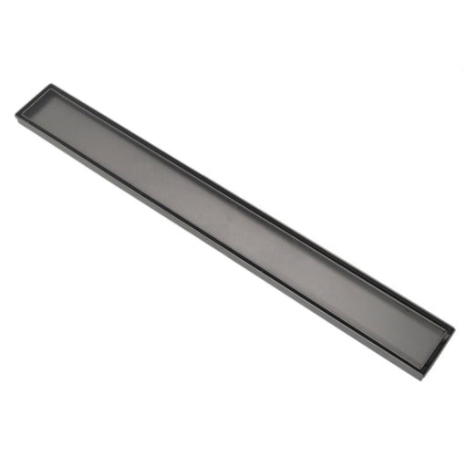 Gun Metal DIY 900mm Tile Insert Floor Waste - No Drain - Acqua Bathrooms