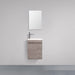 Piccolo 400 Grey Ash Wall Hung Vanity By Indulge® - Acqua Bathrooms