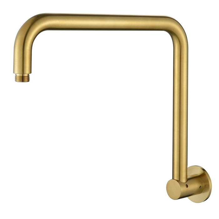 Brushed Bronze High Rise Shower Arm - Acqua Bathrooms