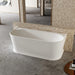 Indulge | Hampton Provincial 1500 Back to Wall Freestanding Bath Tub - Acqua Bathrooms