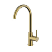 Ikon Hali Brushed Gold Kitchen Mixer - Acqua Bathrooms