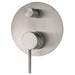 Ikon Hali Brushed Nickel Wall Diverter - Acqua Bathrooms