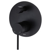 Ikon Hali Black Wall Diverter - Acqua Bathrooms