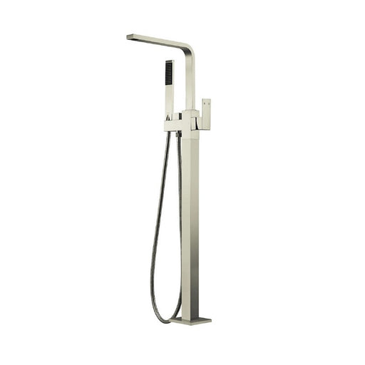Chao Brushed Nickel Multifunction Freestanding Bath Spout - Acqua Bathrooms