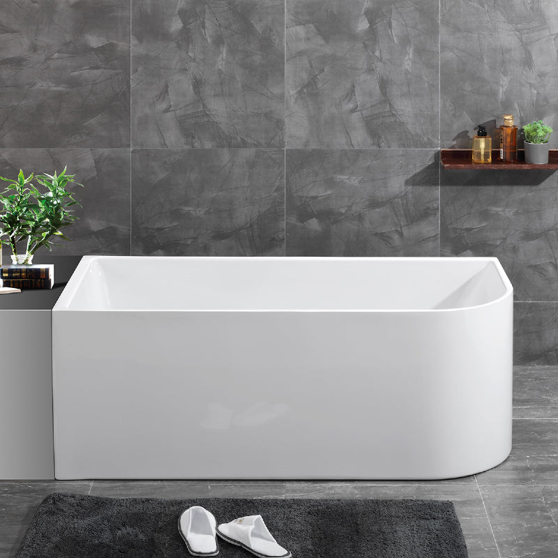 Indulge 1400 Left Corner Fit Freestanding Bath Tub - Acqua Bathrooms