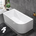Indulge 1300 Left Corner Fit Freestanding Bath Tub - Acqua Bathrooms