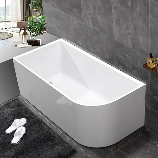 Indulge 1500 Left Corner Fit Freestanding Bath Tub - Acqua Bathrooms