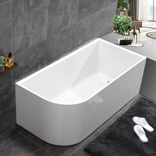 Indulge 1300 Right Corner Fit Freestanding Bath Tub - Acqua Bathrooms