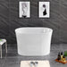 Indulge | Japan 1200 Soaking Round Freestanding Bath Tub - Acqua Bathrooms