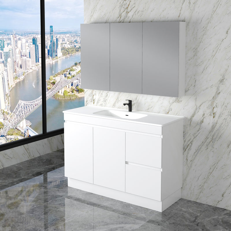Noah 1200 mm Vanity on kickboard - Acqua Bathrooms