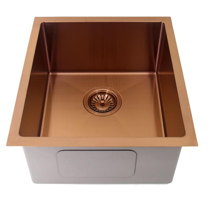 440 x 380 x 200 mm Rose Gold Kitchen Sink - Acqua Bathrooms