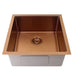 450 x 450 x 200 mm Rose Gold Kitchen Sink - Acqua Bathrooms