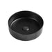 Round Matte Black 355 x 355 x 120mm Above Counter Basin By Indulge® - Acqua Bathrooms