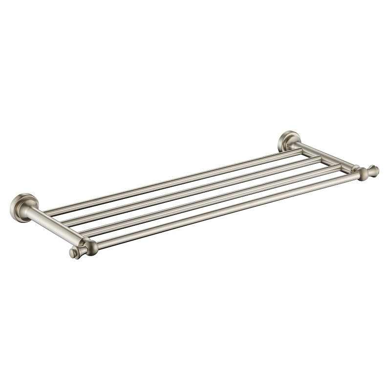 Bordeaux/Montpellier Brushed Nickel Bathroom Shelf - Acqua Bathrooms