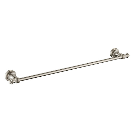 Bordeaux/Montpellier Brushed Nickel Single Towel Rail - Acqua Bathrooms