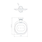 Bordeaux/Montpellier Traditional Soap Holder - Acqua Bathrooms
