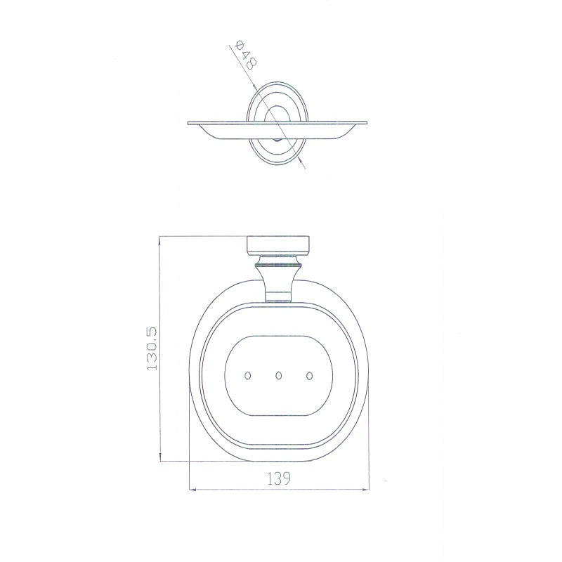 Bordeaux/Montpellier Traditional Soap Holder - Acqua Bathrooms