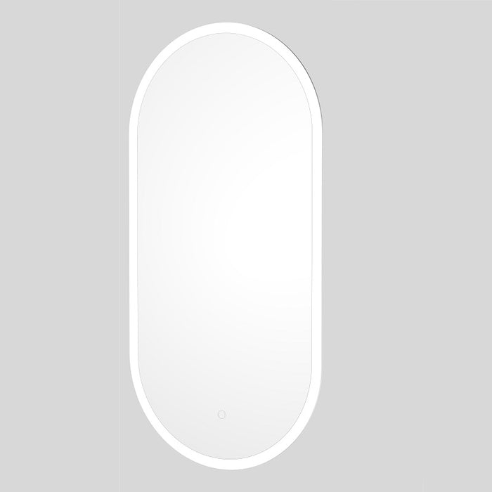 Metro | Oval Frameless LED Mirror - Three Light Temperatures - Acqua Bathrooms