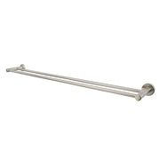 Mirage Brushed Nickel 750 mm Double Towel Rail - Acqua Bathrooms