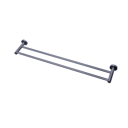 Mirage Gun Metal Grey 600 mm Double Towel Rail - Acqua Bathrooms