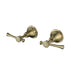 Montpellier Brushed Bronze Wall Tap Set - Acqua Bathrooms
