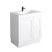 Miami 750 Matte White Vanity With Kickboard - Acqua Bathrooms