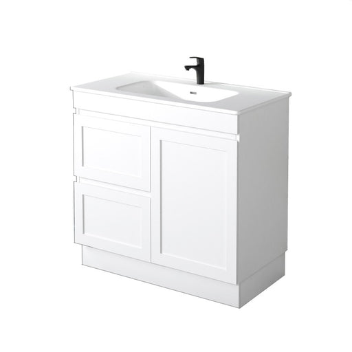 Miami 900 Matte White Vanity With Kickboard - Acqua Bathrooms
