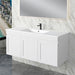 Miami 1200 Matte White Wall Hung Vanity - Acqua Bathrooms