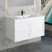 Miami 900 Matte White Wall Hung Vanity - Acqua Bathrooms